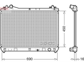 RADİATOR. ENGİNE COOLİNG SUZUKI GRAND VITARA II 05-