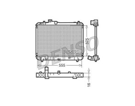 RADİATOR. ENGİNE COOLİNG SUZUKI SWIFT III 05-