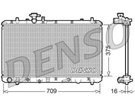 RADİATOR. ENGİNE COOLİNG SUZUKI SX4 06-