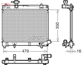 RADİATOR. ENGİNE COOLİNG TOYOTA VERSO S 10-16