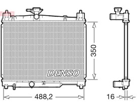 RADİATOR. ENGİNE COOLİNG TOYOTA YARIS 99-05