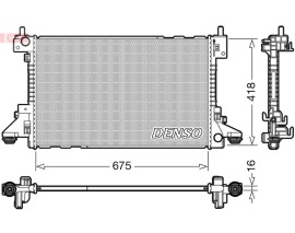 RADİATOR. ENGİNE COOLİNG VAUXHALL AMPERA 12-