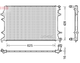 RADİATOR. ENGİNE COOLİNG VW JETTA IV 162 10-