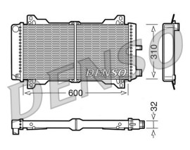 RADIATOR FORD ESCORT III 80-86