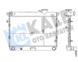 RADYATÖR 2 SIRA CU PL DOGAN-KARTAL SLX AC