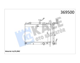 RADYATÖR ACCENT-ERA 1.5 CRDI AL/PL/BRZ MEK. 370x538x26