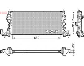 RADYATÖR AL/BRZ OPEL ASTRA K B16 1.0 1.2 1.4 1.6 Turbo 1.5CRDI 1.6CDTI 15 MT