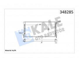 RADYATÖR AL/MKNK PASSAT MT