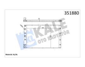 RADYATÖR AL/PL/BRZ AVANTIME-ESPACE III2.2 DCI 00