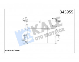 RADYATÖR AL/PL/BRZ MG ZT-MG ZT-T-ROVER 75