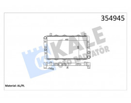 RADYATÖR AL/PL/BRZ SKODA FAVORIT-FELICIA I-FELICIA II RADYATÖR