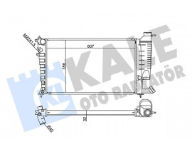 RADYATÖR AL/PL/BRZ XSARA-ZX-PEUGEOT 306 1.8-2.0 97