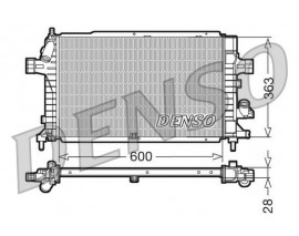 RADYATÖR ASTRA H 1.3-1.7-1.9 CDTİ 04 ZAFIRA 1.7-1.9 CDTI 05 AC KLİMASIZ-KLİMALI MEK 599x368x26