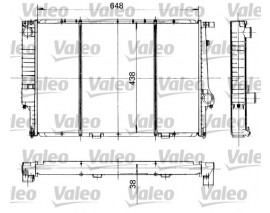 RADYATÖR BMW 5 E34 530i-540i-524td-525td 88-95 -BMW 7 E32 730-740-750 İ-İL 93-97 650x435x42