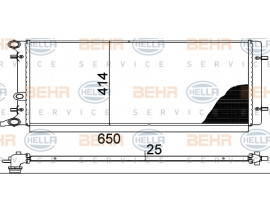 RADYATÖR BORA-GOLF IV - A3-TT- LEON-TOLEDO II- OCTAVIA AC KLİMASIZ MEK OTOM 652X415 X24