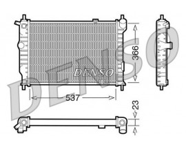 RADYATÖR BRAZİNG ASTRA F 93-98 1.4I-1.6I-2.0I KLİMASIZ MEK OTOM 538x368x26