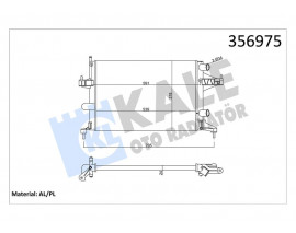 RADYATÖR BRAZING CORSA C-COMBO-TIGRA 1.0-1.2-1.2 16V-1.4-1.4 16V AC KLİMASIZ MEK 545x359x23 1300236-9201955-25555161-24445162