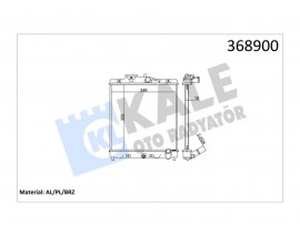 RADYATÖR CIVIC V-VI-CRX III AL/PL/BRZ 350x348x17