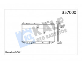 RADYATÖR CIVIC VII MEKANİK AL/PL/BRZ 350x658x16