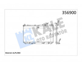 RADYATÖR CIVIC VII OTOMATİK AL/PL/BRZ 350x658x16