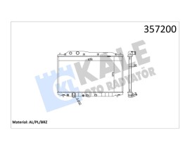 RADYATÖR CIVIC VIII AL/PL/BRZ 375x678x26