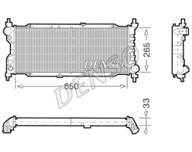 RADYATÖR CORSA B 1.5D-1.7D-COMBO 1.7D KLİMASIZ MEKANİK 650x270x42