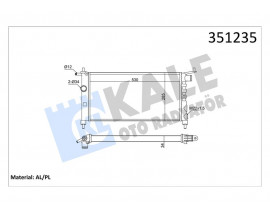 RADYATÖR CORSA B-TIGRA-COMBO 1.2-1.4-1.4 16V KLİMASIZ MEK
