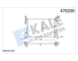 RADYATÖR CORSA D 1.2-1.4 06 / CORSA E 14 / ADAM 13- 351220