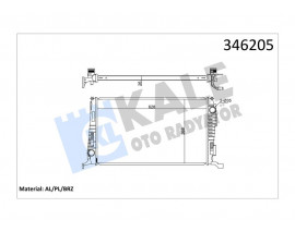 RADYATÖR DACIA DUSTER 1.5 DCİ-1.5 DCİ 4x4 2010 AL/PL/BRZ