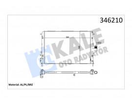 RADYATÖR DACIA DUSTER 10 LOGAN 05 1.5 DCİ Mek.Şanz. / AC AL/PL/BRZ