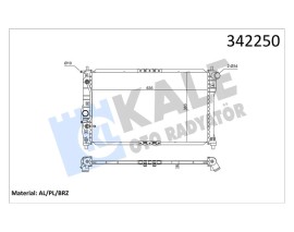 RADYATÖR DAEWOO LANOS CHERY CHANCE-SEN S AL-PL-BRZ