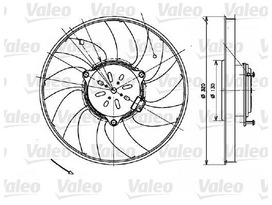 RADYATOR FANI MERCEDES SPRINTER B906 . VW CRAFTER 30-35-50