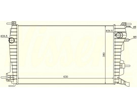 RADYATOR FLUENCE 1.5DCI MEK. 630X368X34 637616
