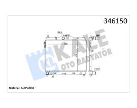 RADYATÖR GETZ 03-05 1.3-1.6 MEK AC KLİMASIZ 494x385x20 AL/PL/BRZ