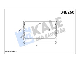 RADYATÖR GOLF 3-LUPO-POLO CLASIC-CADDY 2-CORDOBA-IBIZA II-1.6-2.0 16V-1.9 TDI AC MEK