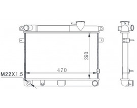 RADYATÖR M131 EM-YM 470x292x34 3 SIRA SÜPER