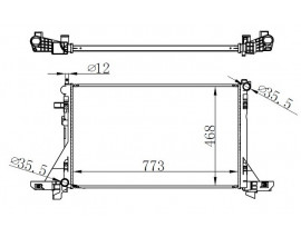 RADYATÖR MASTER III-MOVANO B 2.3DCI-CDTI 10 KLİMALI 773x469x24 mm MT