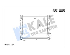 RADYATÖR MEGANE II-SCENIC II 1.4-1.6 16V 02-