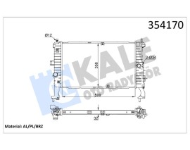 RADYATÖR MERIVA 1.3-1.7CDTI 03 AC KLİMASIZ MEK 600x370