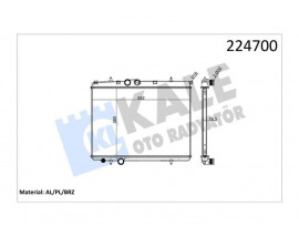 RADYATÖR P206 1.4-1.6 KLİMALI 732886