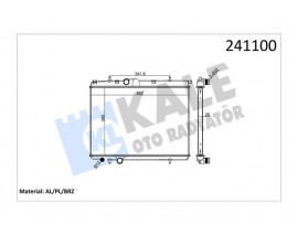 RADYATÖR P206 1.4HDI TURBO DİESEL 1.6I 16V-1.9D-2.0HDI TURBO DİESEL - 2.0I 16V 1 SIRA ALB SİSTEM
