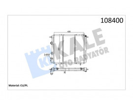 RADYATÖR R19 1.4-1.6 ENJ 2 SIRA CU PL SİSTEM
