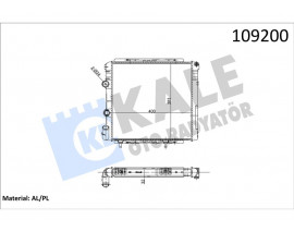 RADYATÖR R9 1.4 ENJ 2 SIRA AL PL SİSTEM