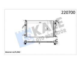 RADYATÖR RENAULT FLUENCE DIESEL 1 SIRA ALB SİSTEM