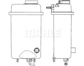 RADYATOR SU DEPOSU BMW E39 E38 M60 M62 M73