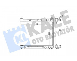 RADYATÖR YARIS-YARIS VERSO AL/PL/BRZ 350x478x16