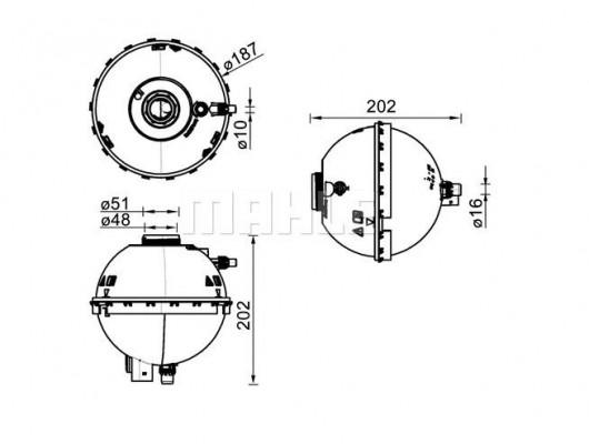 RADYATOR YEDEK SU DEPOSU BMW N13 N20 N26 B38 F20 F22 F23 F30 F32 F33 F34 F36