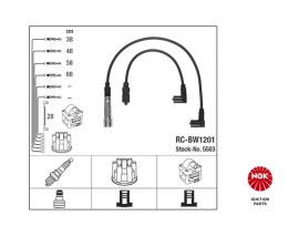 RC-BW1201 ATEŞLEME KABLOSU