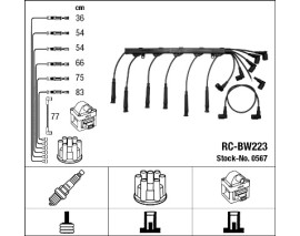 RC-BW223 ATEŞLEME KABLOSU