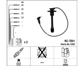 RC-TE51 ATEŞLEME KABLOSU